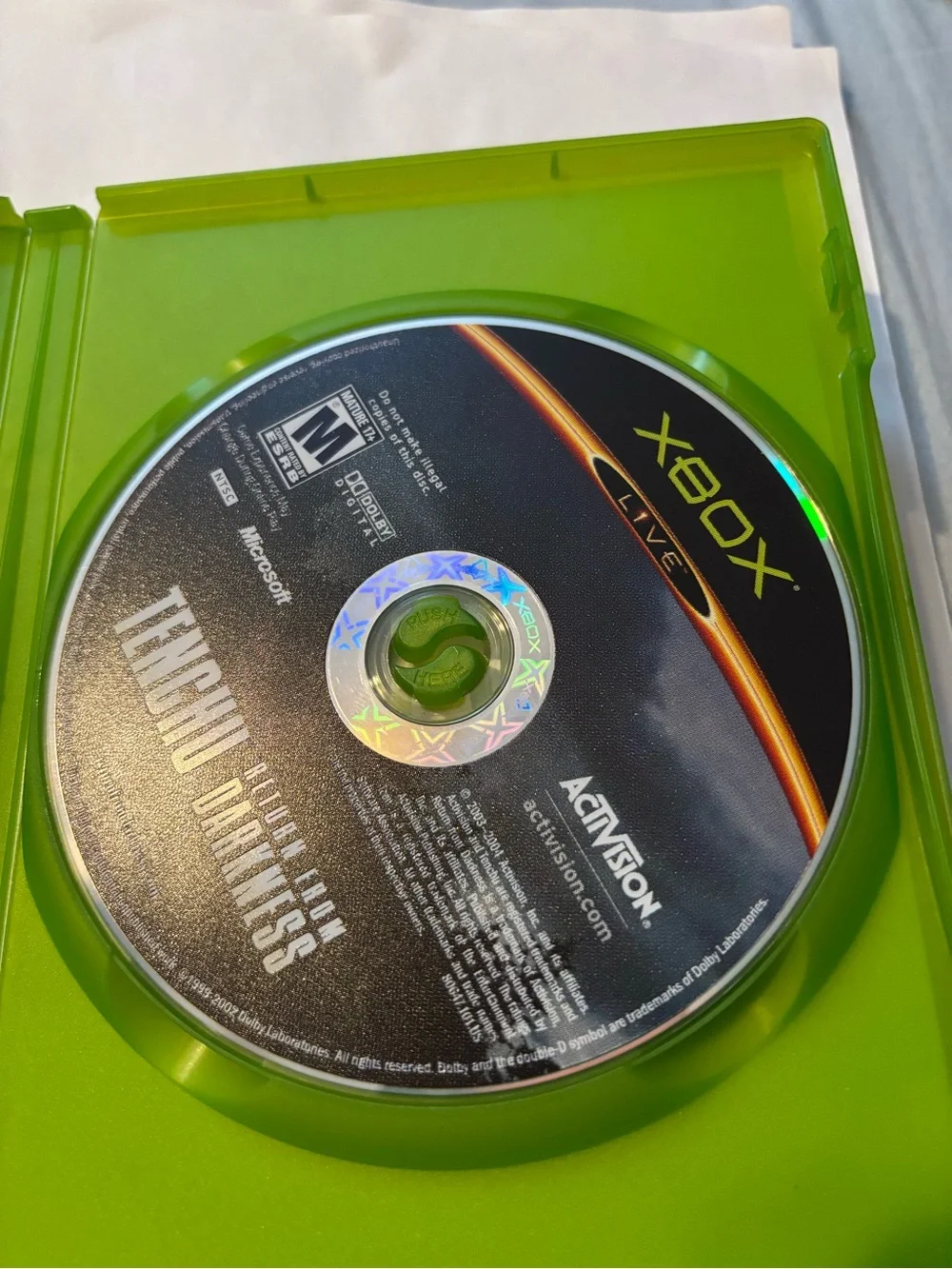 Xbox Tenchu: Return from Darkness CIB